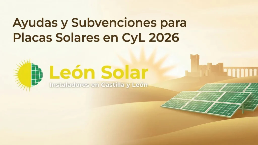 Ayudas y subvenciones para placas solares en castilla y leon 2026