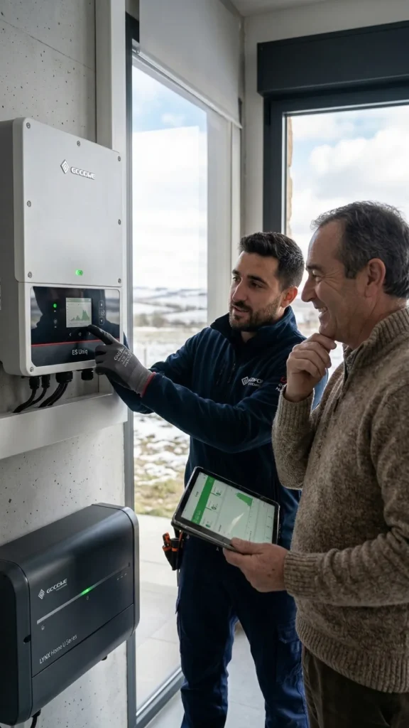 cliente satisfecho con su instalacion de placas solares en burgos