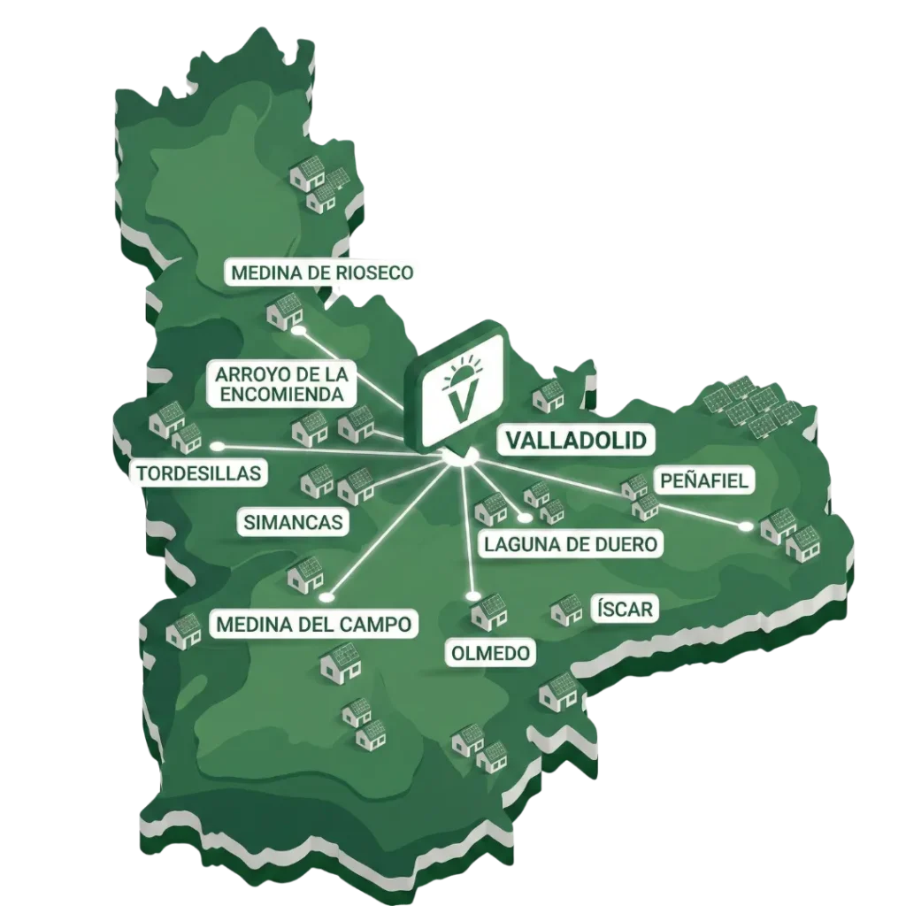 placas solares en la provincia de valladolid